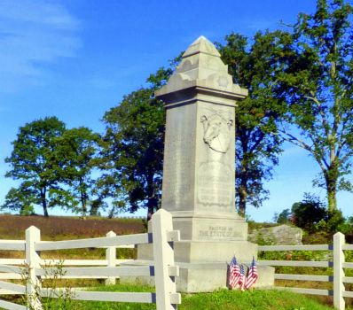 Monument to the 1st Ohio Calvary at Gettysburg, PA