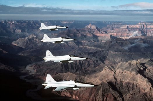 Jets over the Grand Canyon