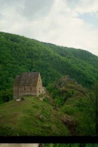 Medieval royal sepulchral chapel in Bobovac fortress, Bosnia