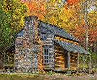 Cabin in the Great Smoky Mountains...