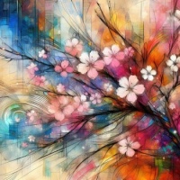 Cherry Blossom Season  (resizable 9 to 600 pieces)