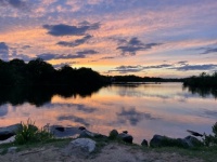 Albro Lake Sunset - June 12, 9:05 PM