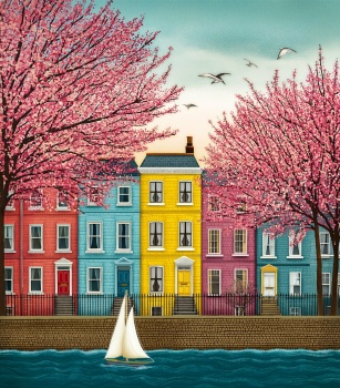 Solve spring in the city jigsaw puzzle online with 72 pieces