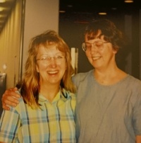 Sisters, Logan Airport, Boston, 1991