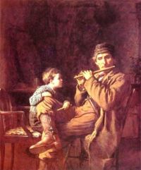 An Earnest Pupil by Eastman Johnson