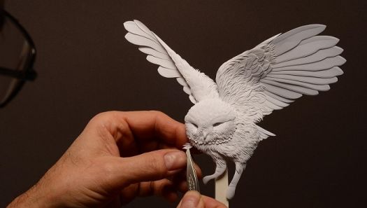 calvin nicholls paper sculptures