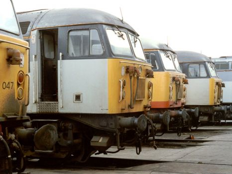 Class 56s at Knottingley Depot - 14th May 1989