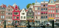 Houses and bikes - Amsterdam