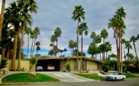 Palm Springs home with vintage Edsel in garage!