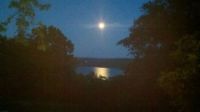 Beaver Lake moon