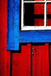 Blue & Red Window