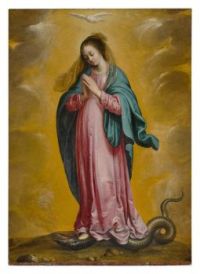 Virgin Mary vanquishing sin