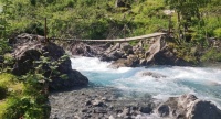 Trollstigen, Hängebrücke über die Istra