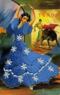 Elsi Gumier Artwork  -  'Embroidered Flamenco'