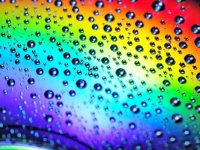The colors of raindrops