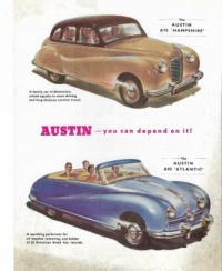 Austin A70 Hampshire/A90 Atlantic brochure.