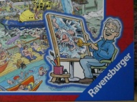 Jigsaw puzzle 'Rotterdam Harbour Days' (Rotterdamse Haven dagen) with the picture the box shows....
