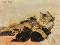 Henriette Ronner-Knip (Dutch, 1821–1909), Mother's Pride (1903)