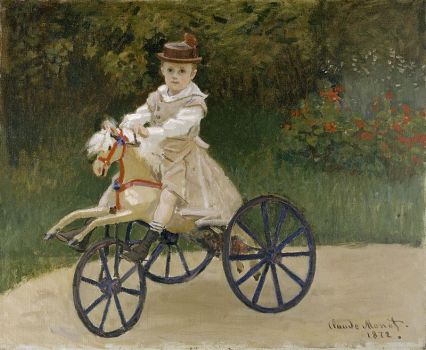 Claude Monet - Jean Monet on His Hobby Horse, 1872 (May17P15)