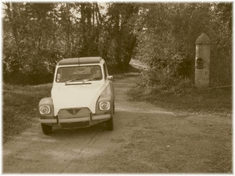 Citroën Dyane 1968 - Black & White