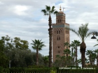 MOROCCO – Marrakesh – Koutoubia Mosque – The Minaret