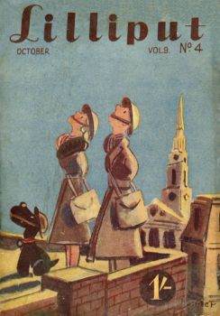 Vintage Lilliput Mag. Cover  ~  1941  October -  vol.9  no.4