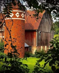 Wonderful brick silo