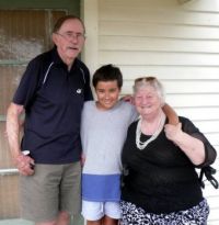 With William 27.1.2015 at Leamington, NZ