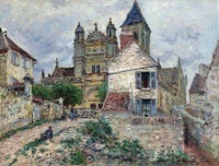 Claude Monet -Church at Vetheuil