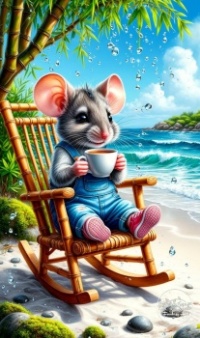 Rocking Chair Beach Day
