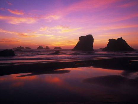 Twilight on the Oregon Coast