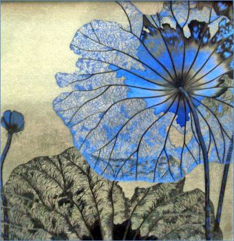 Blue Lotus by Sun Lijuan