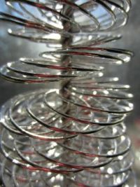 Silver Spiral Abstract Tree