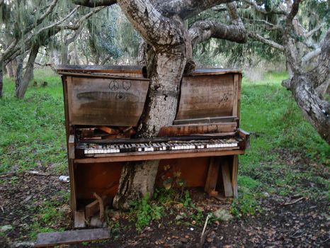 And This Piano Was Left There Because . . . . ?