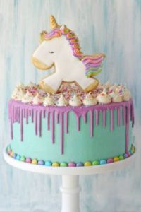 Unicorn Drip Cake -- Happy Birthday, Kayley!