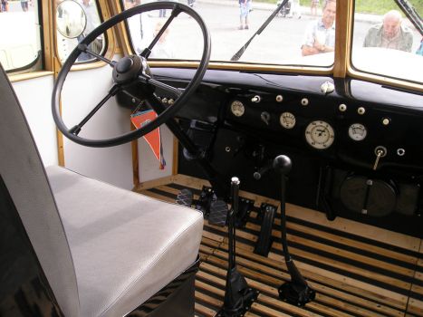 Praga RND Interiér kabiny autobusu