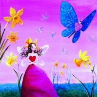 Love Fairy Flying Over