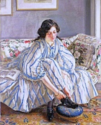 Tying Her Shoe (c.1910)