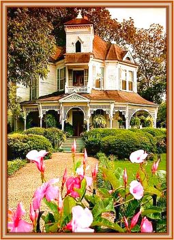 House and Flowers