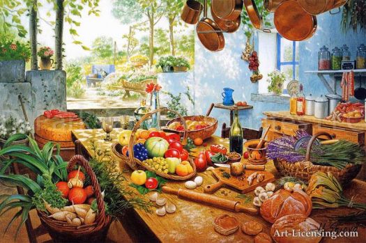 Solve Kitchen jigsaw puzzle online with 70 pieces