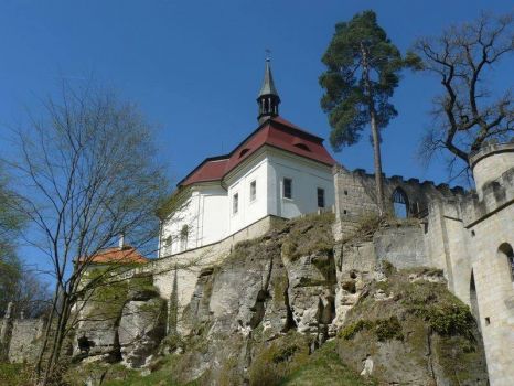 Kostel na hradě Valdštejně ČR