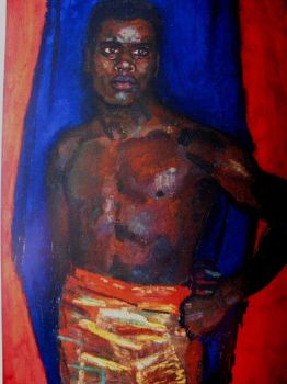 Sluijters, Jan (1881-1957) - 1914 Negro in the Curtain