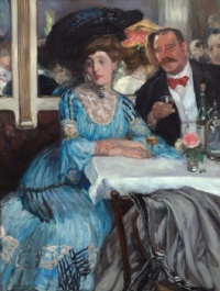 At Mouquin’s (1905) William James Glackens (American, 1870 - 1938)