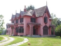 Pink gothic cottage