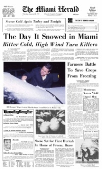 Snow in Miami 48 years ago