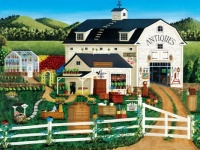 "Jodi's Antique Barn" - art