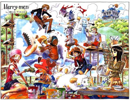 Solve One Piece Merry Men Jigsaw Puzzle Online With 285 Pieces