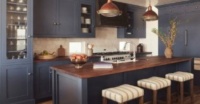 Gorgeous Navy Kitchen