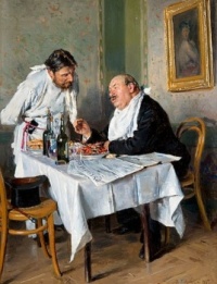 Vladimir Makovsky (Russian, 1846–1920), In the Tavern (1887)