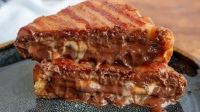 Bacon Wrapped Grilled Chocolate & PeaNutButter SandWich